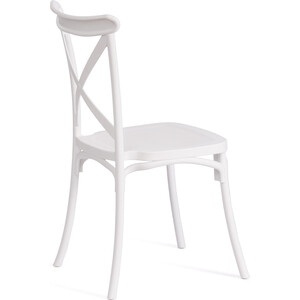 Стул TetChair Cross (mod PL24) пластик 48x58x89 см White (белый) 11954