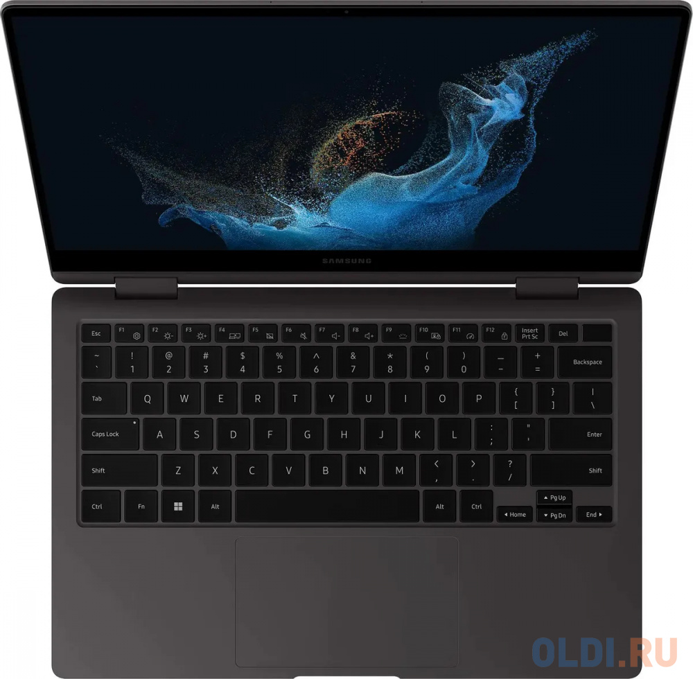 Ноутбук Samsung Galaxy Book 2 360 Core i5 1235U 8Gb SSD512Gb Intel UHD Graphics 13.3" AMOLED Touch FHD (1920x1080) Windows 11 Home graphite WiFi в Москвe