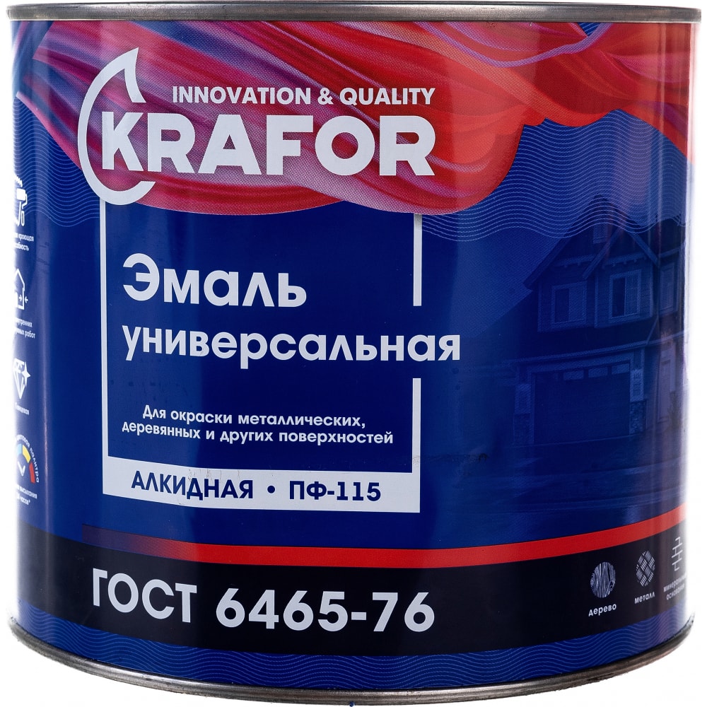 Универсальная атмосферостойкая эмаль KRAFOR