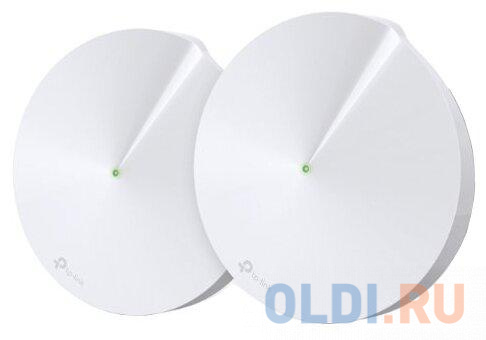 Wi-Fi система TP-LINK DECO M5(2-PACK) 802.11abgnac 1267Mbps 2.4 ГГц 5 ГГц 2xLAN белый