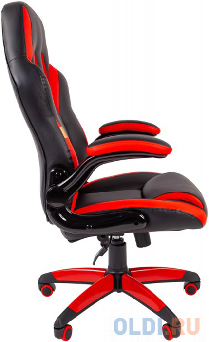 Офисное кресло Chairman   game 15 Россия экопремиум черный/красный (7022777)