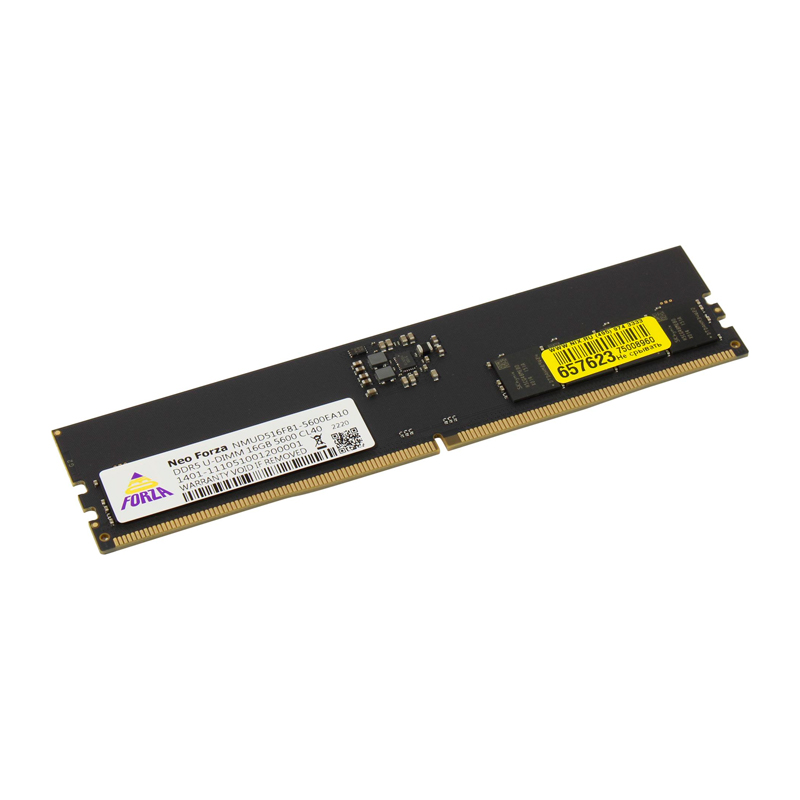 Память DDR5 DIMM 16Gb, 5600MHz, CL40, 1.5 В, Neo Forza (NMUD516F81-5600EA10) Retail