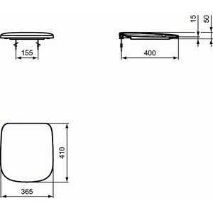 Сиденье для унитаза Ideal Standard Esedra с микролифтом (T318301) в Москвe