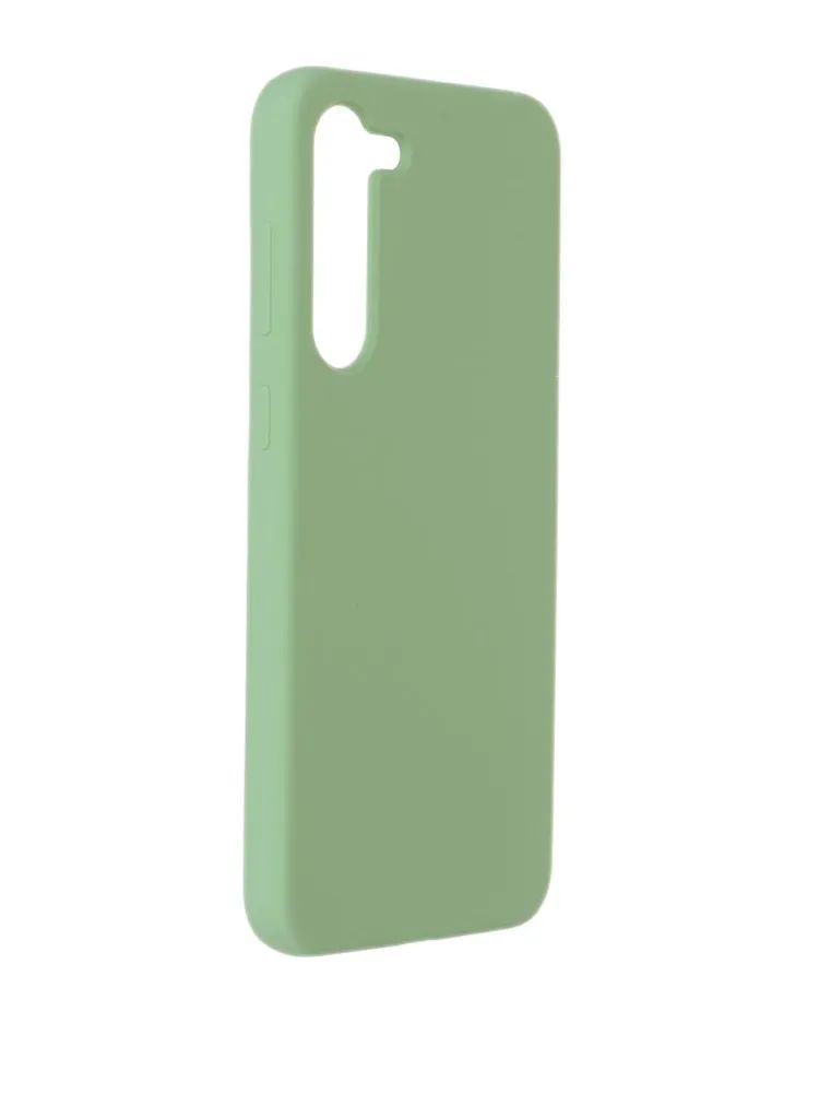 Чехол Red Line силиконовый для Samsung Galaxy S23+, зеленый, с микрофиброй