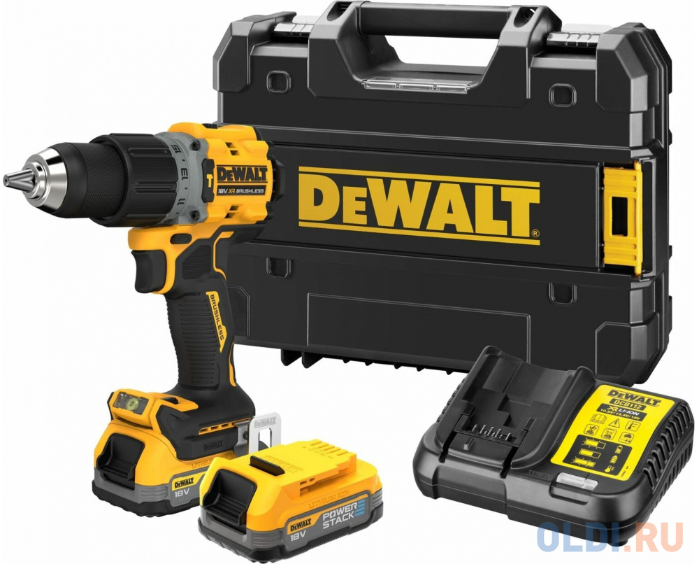 Дрель-шуруповёрт DeWalt DCD805E2T-QW