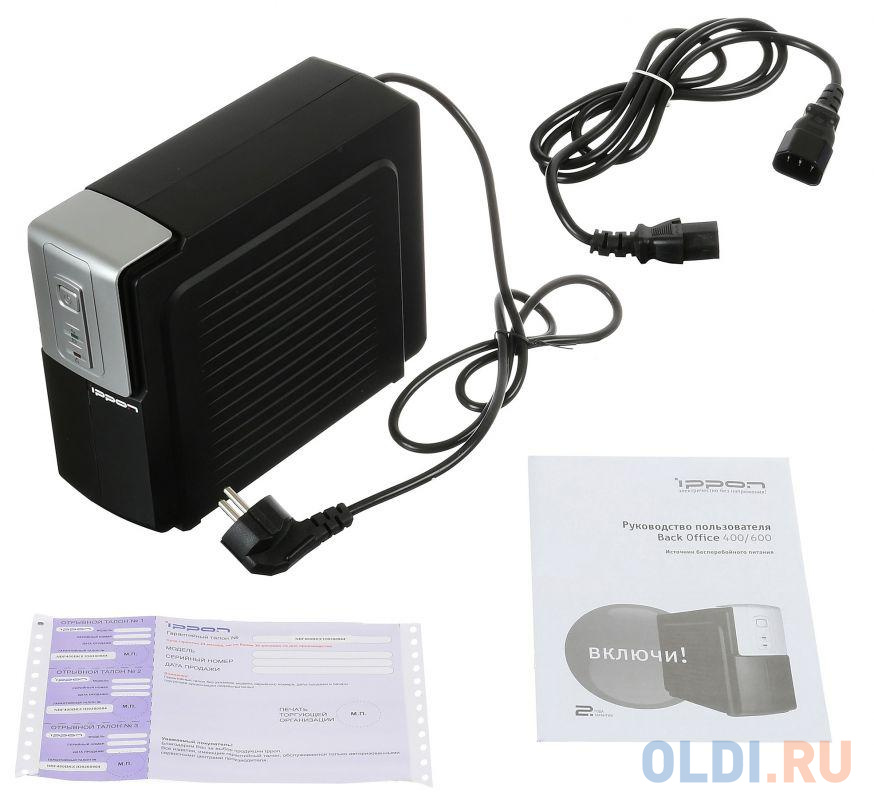 ИБП Ippon Back Office 400 400VA/200W (4 x IEC) в Москвe