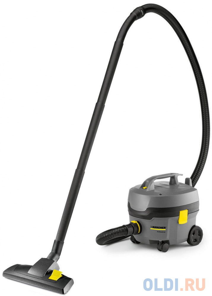 Пылесос Karcher T 7 влажная сбор жидкостей уборка серый жёлтый