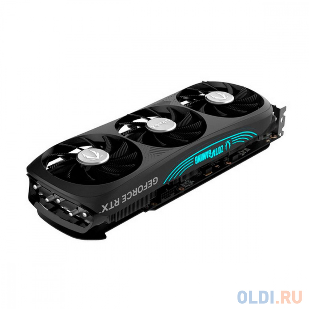 Видеокарта Zotac RTX4070 SUPER TRINITY ОС BLACK ED 12GB GDDR6X 192bit 3xDP HDMI 3FAN Premium Pack в Москвe