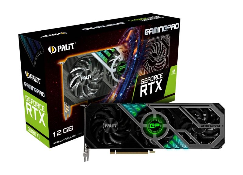 Видеокарта Palit GeForce RTX3080TI GamingPro 12Gb (NED308T019KB-132AA) в Москвe