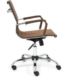 Компьютерное кресло TetChair Urban-low флок, коричневый 6