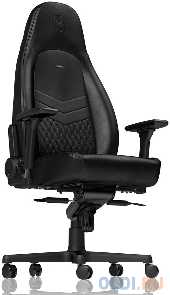 Кресло для геймеров Noblechairs ICON Real Leather чёрный