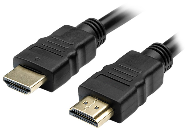 Кабель HDMI(19M)-HDMI(19M) v2.0 4K, экранированный, 1.8 м, черный BaseTech (BT-HDMI-HDMI-1.8M-BK)