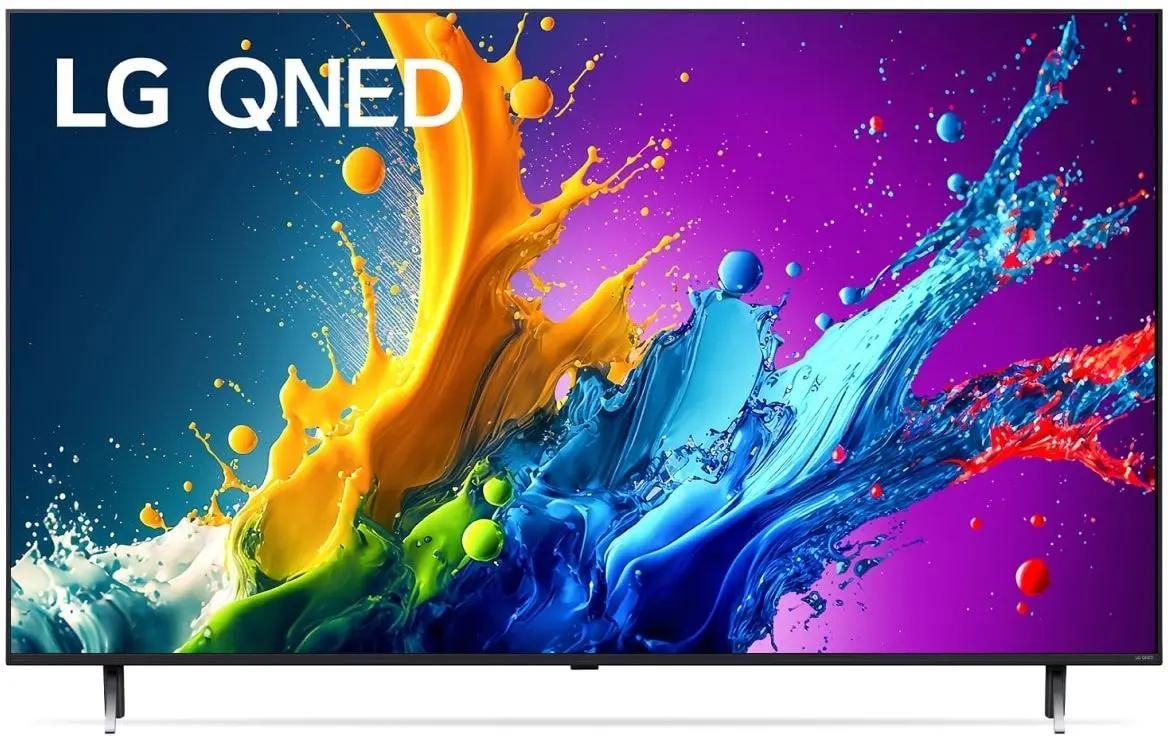 Телевизор 50" LG 50QNED80T6A, 3840x2160, DVB-T /T2 /C, HDMIx3, USBx2, WiFi, Smart TV, черный титан (50QNED80T6A.ARUB)