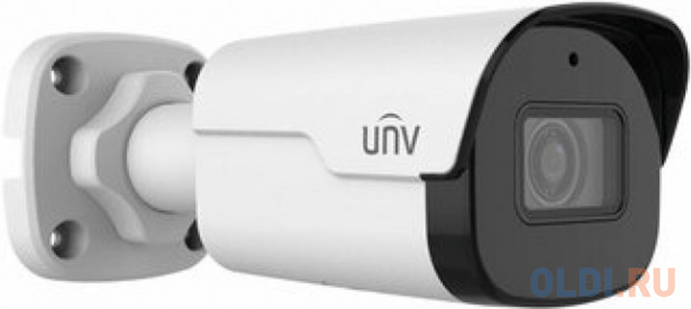 Uniview Видеокамера IP цилиндрическая, 1/2.8&quot; 8 Мп КМОП @ 20 к/с, ИК-подсветка до 50м., LightHunter 0.003 Лк @F1.6, объектив 4.0 мм, WDR, 2D/3D D