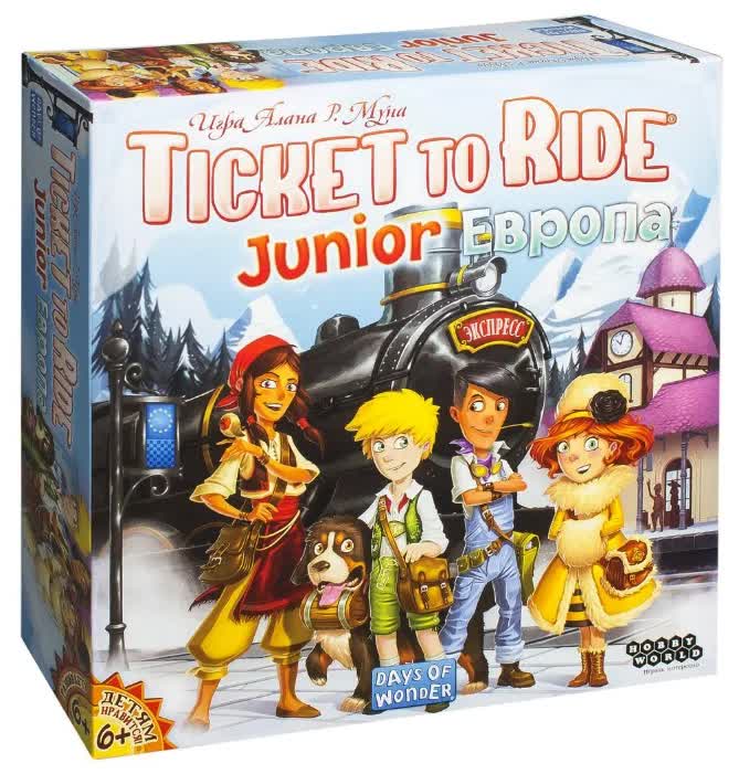 Настольная игра Hobby World Ticket to Ride Junior: Европа 1867