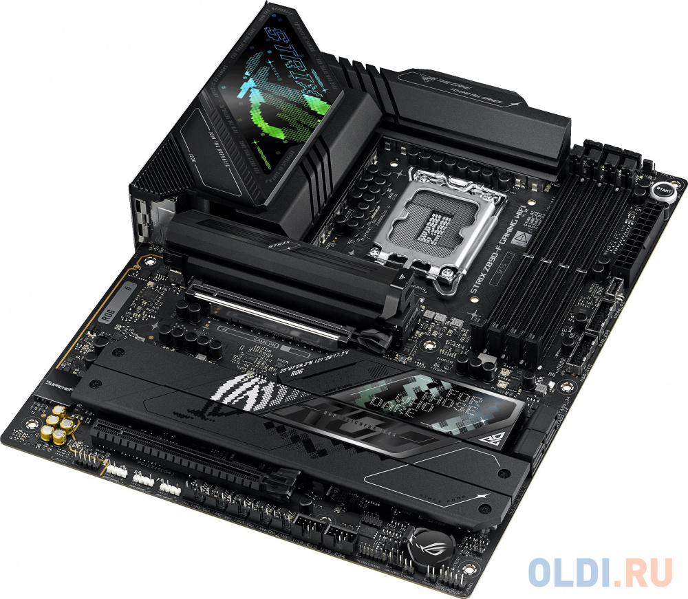 ASUS ROG STRIX Z890-F GAMING WIFI, LGA1851, Z890, 4*DDR5, 4*SATA, 5*M.2, 8*USB 3.2, 2*Type-C, 2*PCIx16, 2*Thunderbolt™ 4, HDMI+DP, ATX; 90MB1I40-M0EAY в Москвe