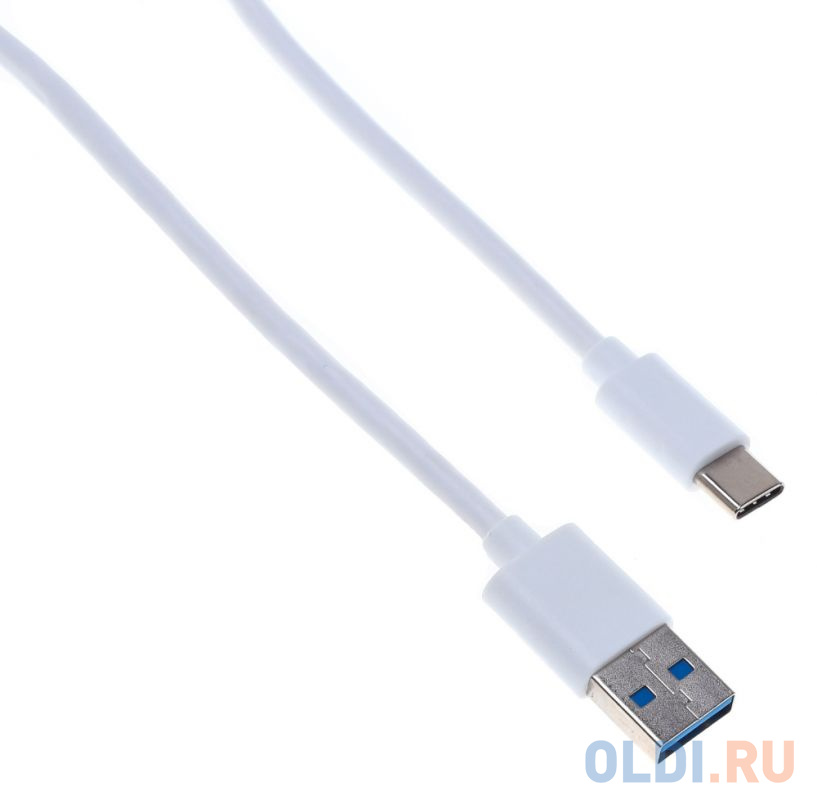 Кабель USB 3.0 Type-C 1м Бюрократ BHP USB3-TPC 1 круглый белый