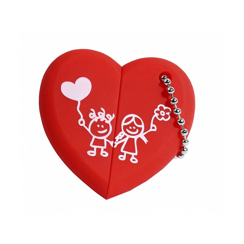 USB Flash Drive 64Gb - SmartBuy Wild Series USB Heart SB64GBHeart в Москвe