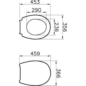 Сиденье для унитаза Vitra Universal белый (115-003-001)