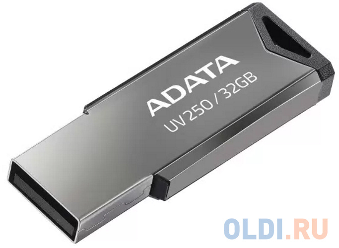 Флеш Диск A-Data 32Gb UV250 AUV250-32G-RBK USB2.0 серебристый