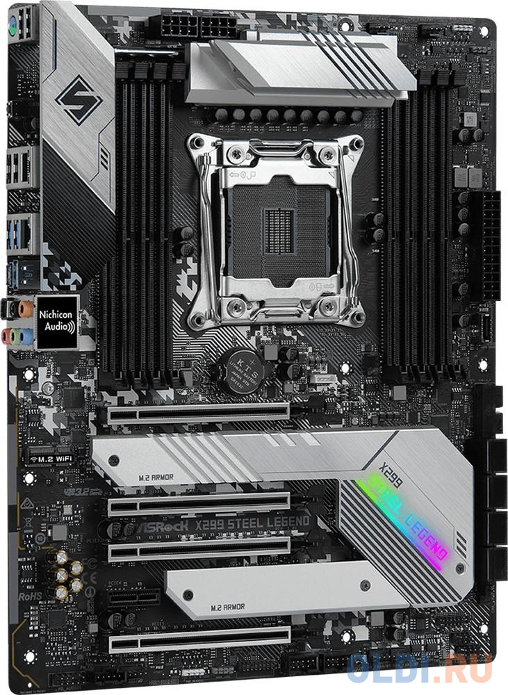 Материнская плата ASRock X299 STEEL LEGEND Socket 2066 X299 8xDDR4 4xPCI-E 16x 1xPCI-E 1x 8 ATX Retail