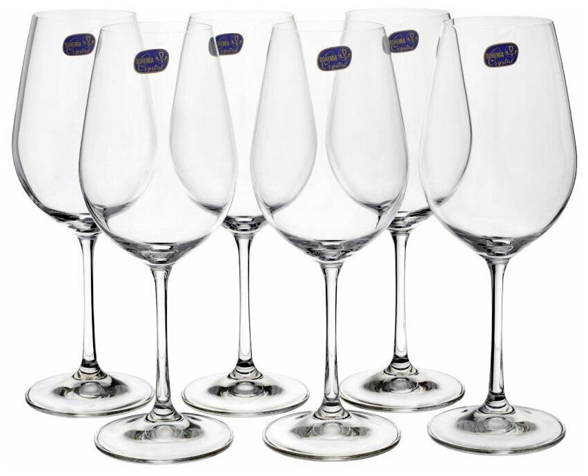 Набор бокалов для вина VIOLA 6шт 450мл CRYSTALEX CR450101V
