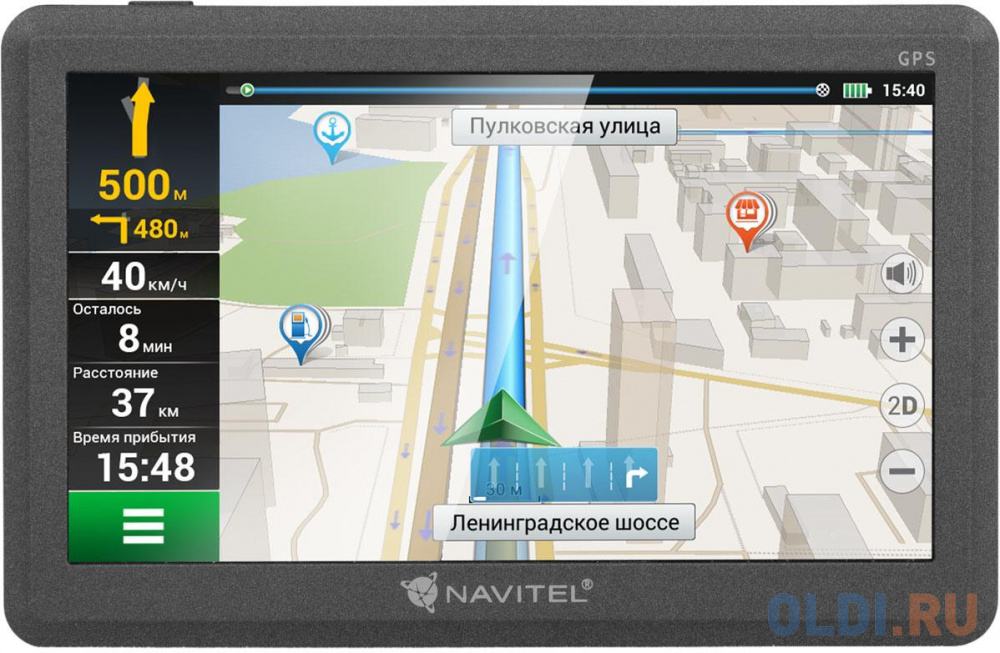 Навигатор Navitel C500 5&quot; 480x272 4GB microSDHC черный