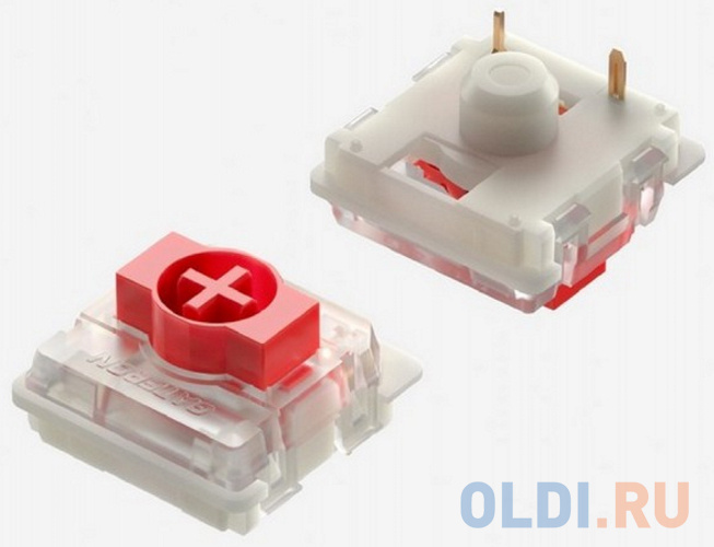 Беспроводная механическая клавиатура QMK Nuphy AIR60v2, 64 клавиши, RGB подсветка, Red Switch