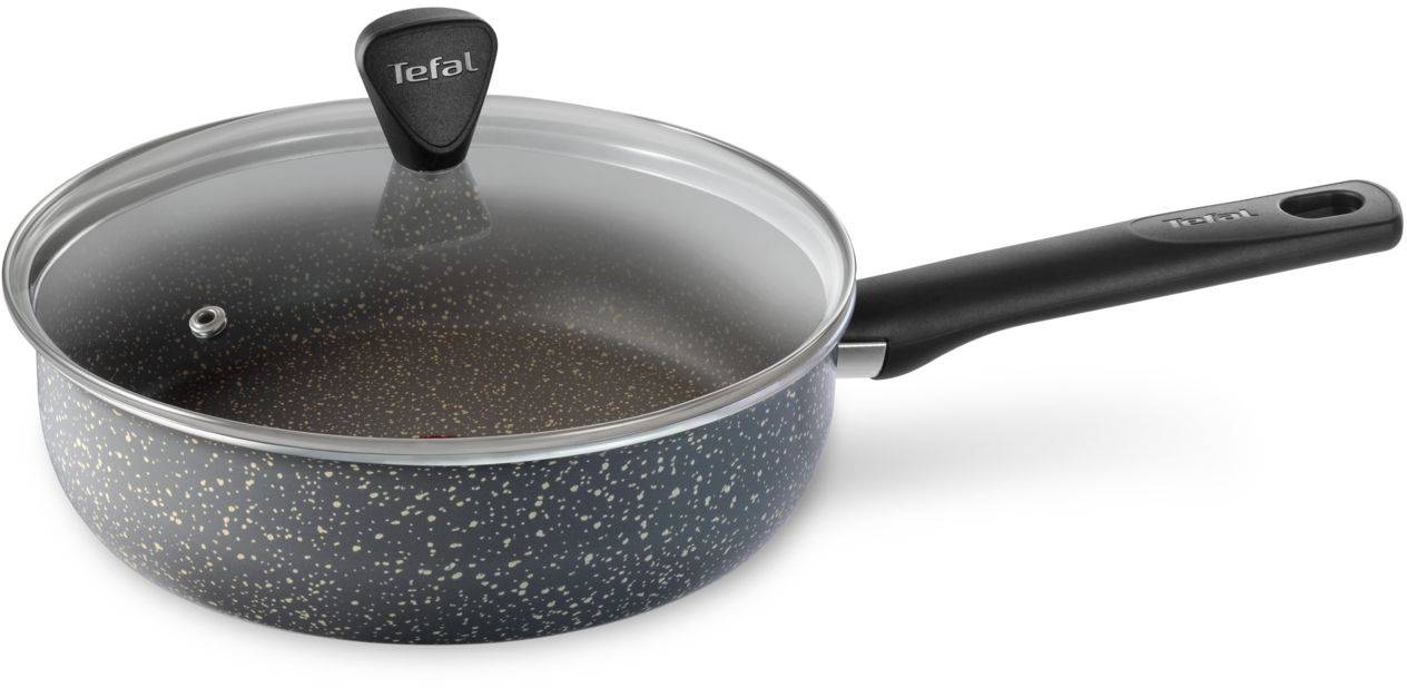 Сотейник Tefal Natural Cook 04211224 (с крышкой) серый (9100046099)