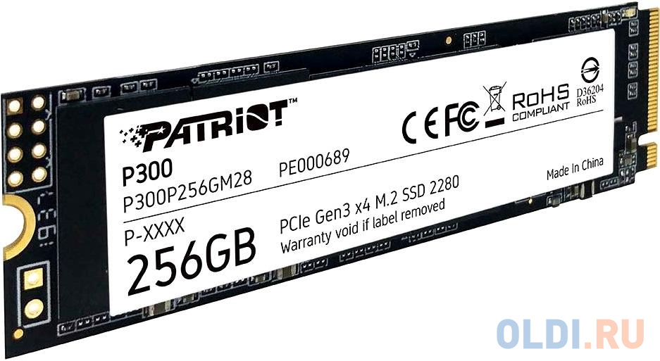 SSD накопитель Patriot P300 256 Gb PCI-E 3.0 x4