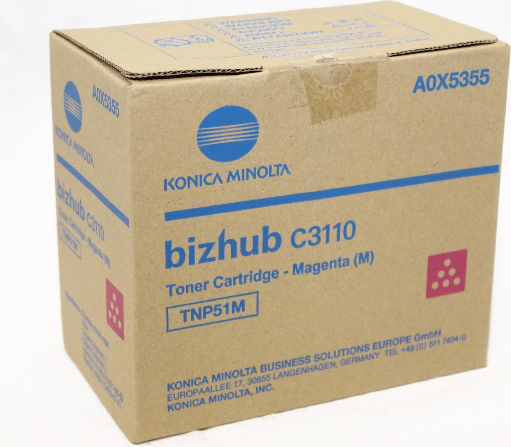 Тонер Konica-Minolta bizhub C3110 красный TNP-51M в Москвe