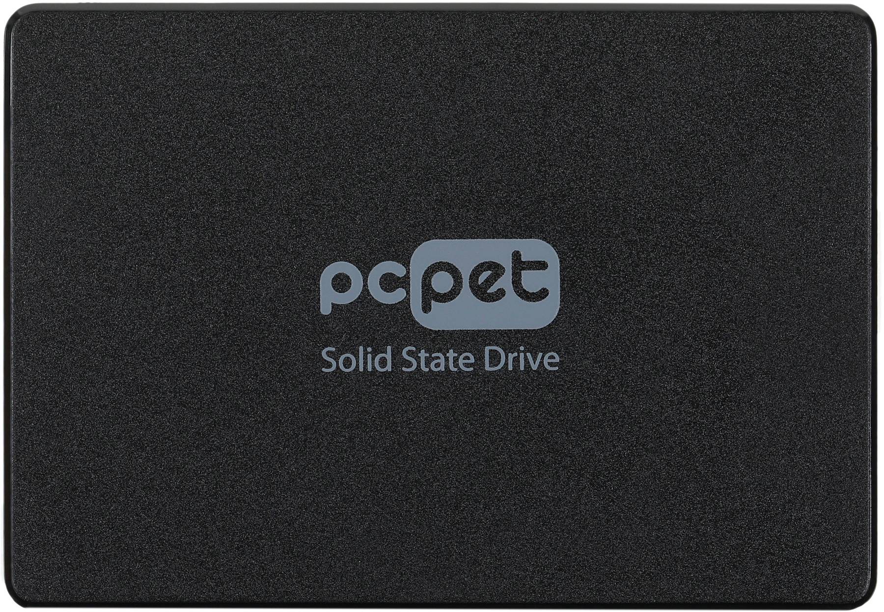 Твердотельный накопитель PC Pet 4096ГБ, 2.5", SATA III, SATA PCPS004T2