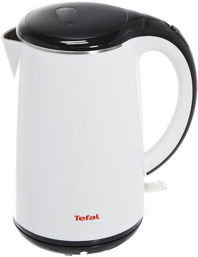 Чайник Tefal KO 2601 Safe to touch 1.7л. 2150Вт, закрытая спираль, сталь/пластик, белый/черный (7211002463)