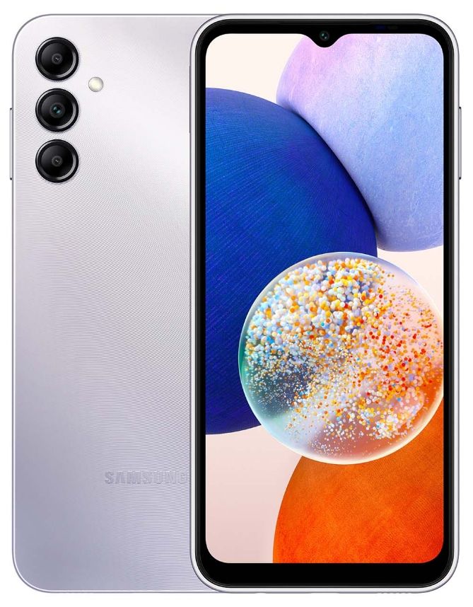 Смартфон Samsung Galaxy A14 4/64Gb (SM-A145FZSDMEA) Silver