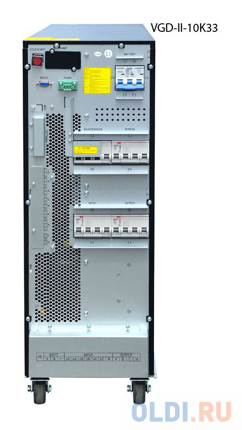 Источник бесперебойного питания Powercom VGD-II-10K33 10000Вт 10000ВА черный