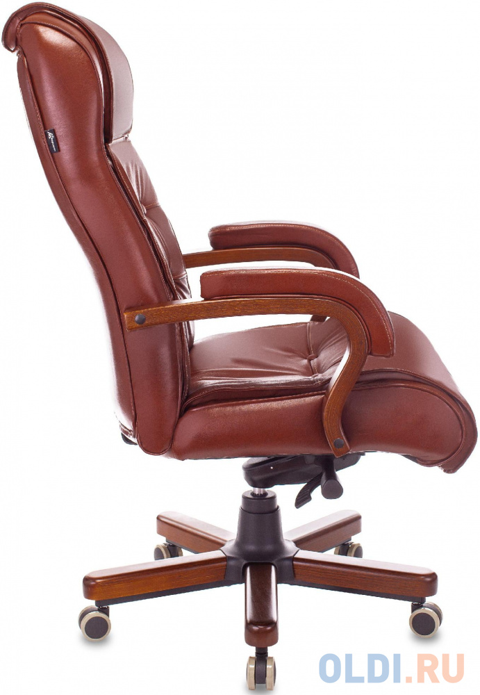 Кресло руководителя Бюрократ T-9926WALNUT светло-коричневый