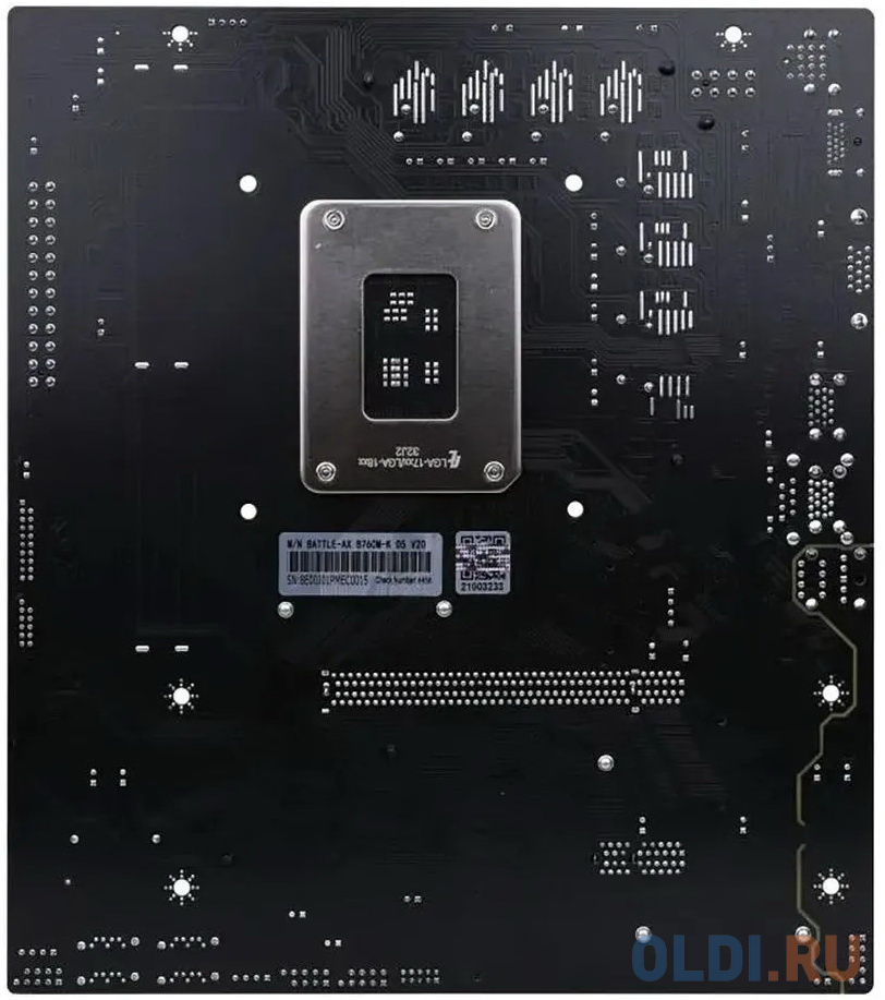 Материнская плата Colorful BATTLE-AX B760M-K D5 V20 Z760 LGA1700 2xDDR5 1xPCIEx16 1xPCIEx1 2xM.2 5xUSB3.2Gen1 3xUSB2.0 4xSATA3.0 1G VGA HDMI M-ATX RTL в Москвe