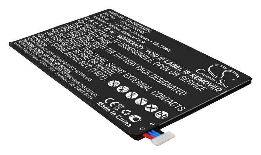 Аккумулятор CameronSino CS-SMT332SL, 3.8 В, 4.45 А·ч, Li-pol для Samsung Galaxy Tab 4 8.0 SM-T331