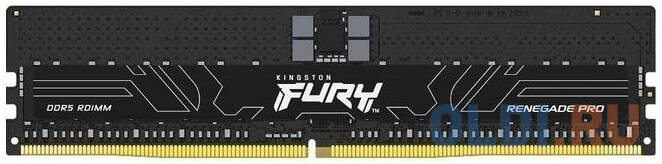 Модуль памяти Kingston 16GB DDR5 6400 FURY Renegade Pro RDIMM Black EXPO ECC Registered DIMM (Single Module) 1RX8 32-39-39 1.4V 288-pin 16Gbit в Москвe