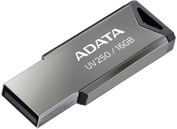Флешка 16Gb USB 2.0 ADATA UV250, черный (AUV250-16G-RBK)