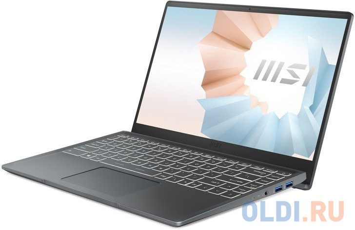 Ноутбук MSI Modern 14 B11MOU-1240RU 14" 1920x1080 Intel Core i7-1195G7 SSD 512 Gb 16Gb WiFi (802.11 b/g/n/ac/ax) Bluetooth 5.1 Intel Iris Xe Grap