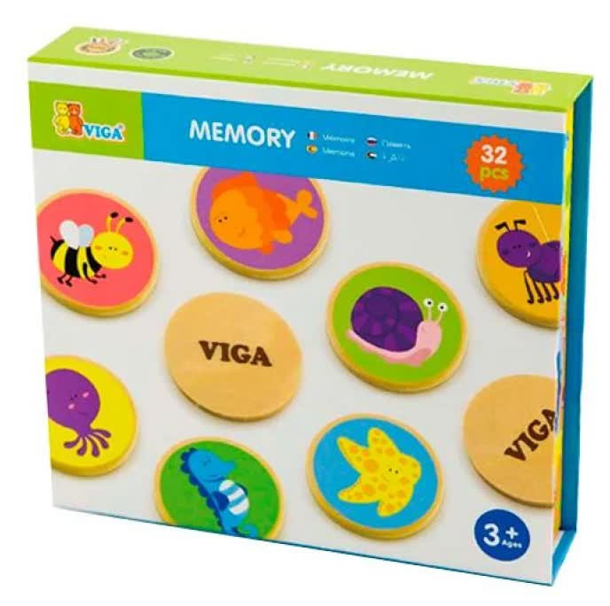 Игра на память (32 фишки) в коробке VIGA 50126VG