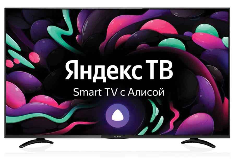 Телевизор Yuno 55" ULX-55UTCS3234 Яндекс.ТВ черный
