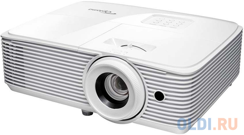 Проектор Optoma EH401 (DLP, 1080p 1920x1080, 4000Lm, 22000:1, noVGA, 2xHDMI, 1x3W speaker, 3D Ready, lamp 10000hrs)