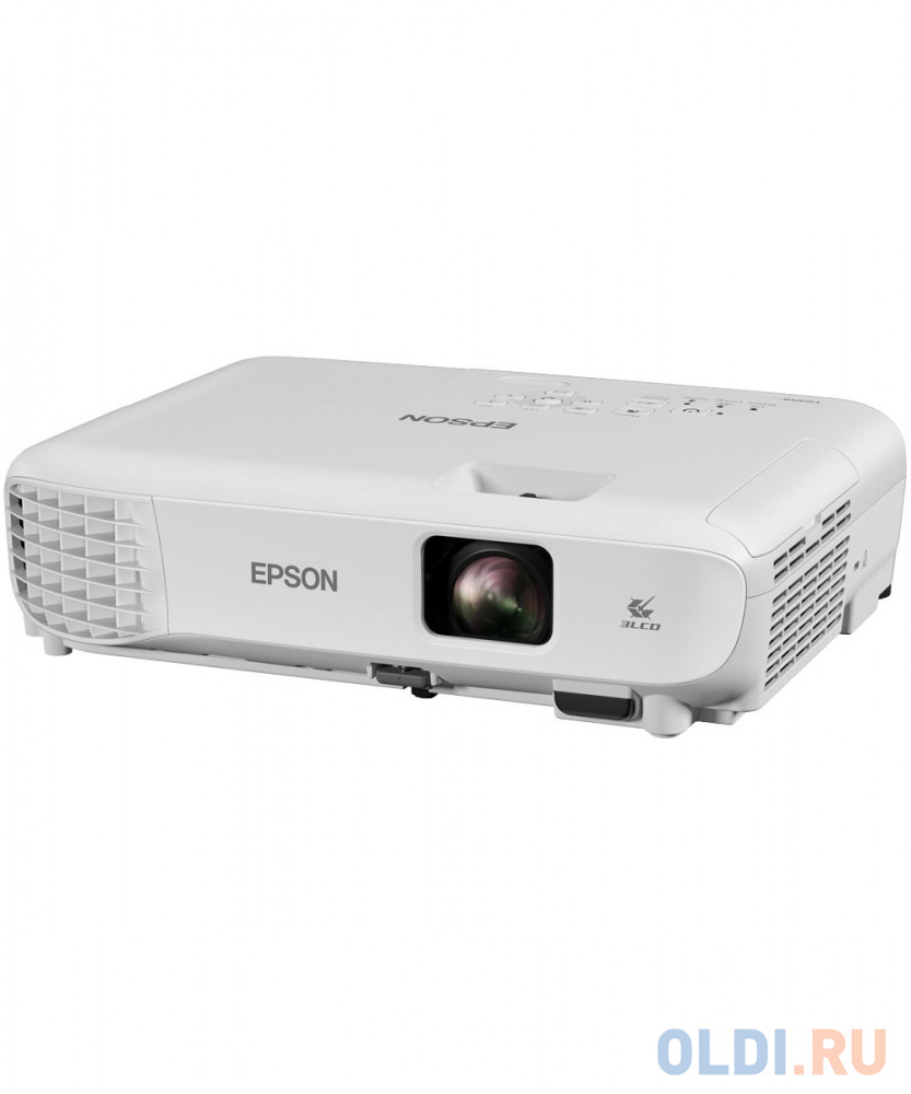 Проектор Epson EB-E01 white (LCD, 1024 x768, 3300Lm, 15000:1, 2.4 kg) (V11H971040)