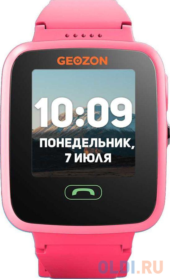 Умное носимое устройство (смарт-часы) GEOZON Aqua (pink) в Москвe