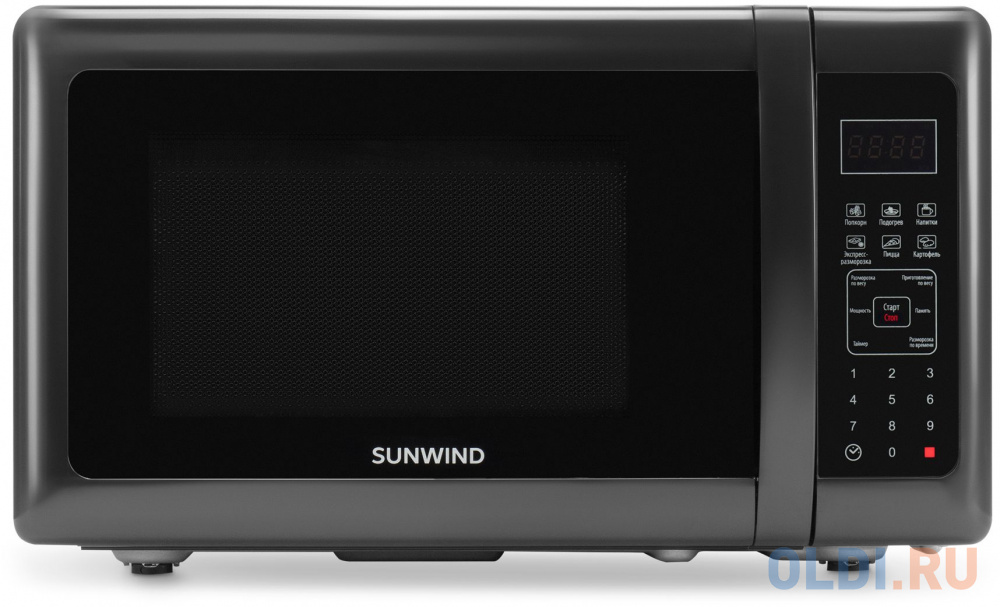Микроволновая печь SunWind SUN-MW007, 700Вт, 20л, черный