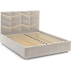 Кровать с подъемным механизмом Это мебель Line Gold 140 - Velutto 17 (НФ-00010491)