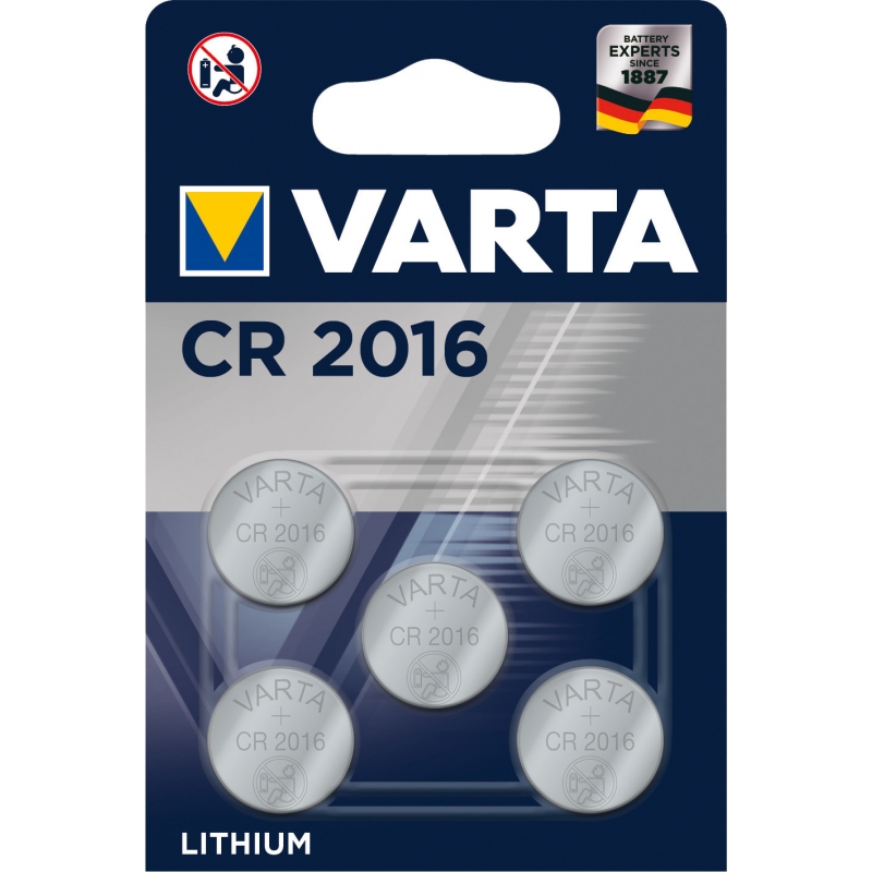 Батарейка Varta CR 2016 блистер 5шт.