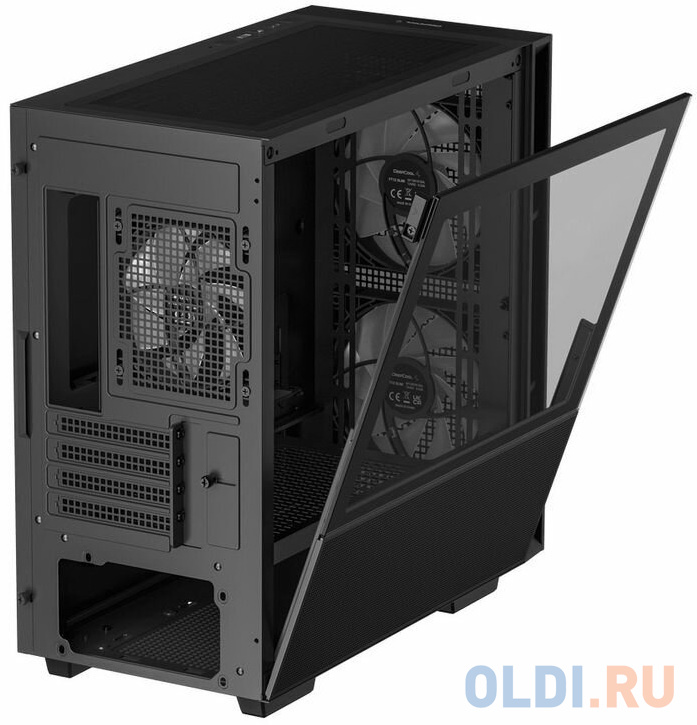 Корпус ПК без блока питания/ Deepcool Case CH360 Digital Black